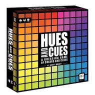 HUES and CUES - Vibrant Color Guessing Board Game for 3-10 Players Ages 8+, Connect Clues and Guess 