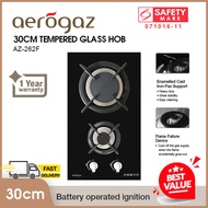 Aerogaz (PUB Gas) AZ-262F 30cm Tempered Glass Hob