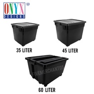 Container Box 45 Liter Onyx Stackz CB 45 L Storage Box 45 Liter Wheeled Container Box 45 Liter