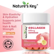 [Promote] Nature’s Key Kolagen gummies dengan Vitamin C, E, dan Biotin, suplemen peptida kolagen ter