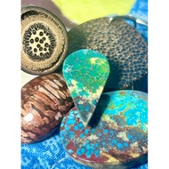 Set Combo Firus Nesyabur Iran Fossil Nibong dan Keychain Kayu Nibong dan Sulur Bertam