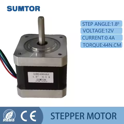 42*42*40MM Noiseless Nema 17 Motor 12volt 44n.Cm Hybrid Stepper Motor For CNC Engraver 3D Printer