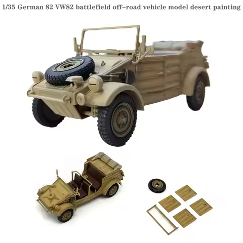 1/35 AS Germany 82 VW82 Car Model Desert Painting Finished static model