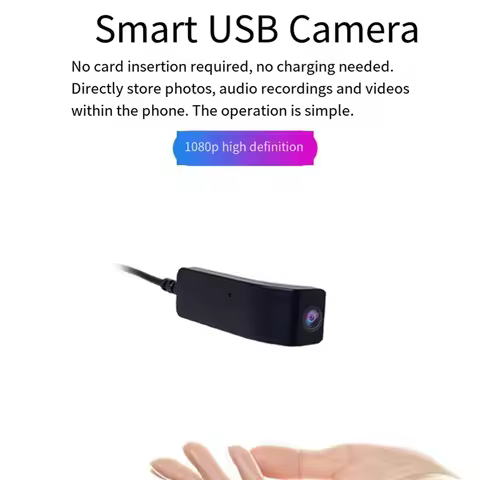 Latest 166 HD 1080P USB Smart Glasses Cam For Video Conference, Mobile Streaming, And Live Broadcast