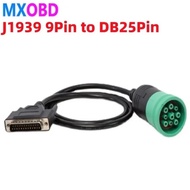 6 9 Pin To 16 Pin Truck Line Cable J1939 9Pin To OBDII/OBD2 Male Female Diagnosctic Tool Connector f