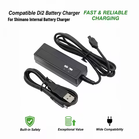 For Shimano BCR2 DN110 Di2 Charger & Data Cable, Charging Adapter Electronic Shifting System, Compat