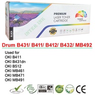 ดรัมเทียบเท่า DRUM OKI B431 / B411 / B412 / B432 / MB492 Premium