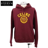 Celine [成色極佳/國內授權/25SS] RY07V670Q.FYU4 BLASON Logo印花套頭連帽衫/L