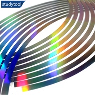 STUDYTOOL 16Pcs PVC 10/12/14/18 inches Wheel Rim Tape For Motorcycle Reflective Stripes I1R1