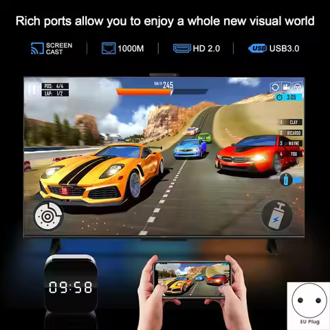 NEW H96 MAX Android 14.0 H728 Allwinner 8-Core Octa Core Ulrta HD 8K 1000M Ethernet Wifi6 Dual Wifi 
