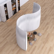 Waterproof Paper Screen Partition Folding Organ Paper Wall Mobile Baffle Movable Partition Wall Offi