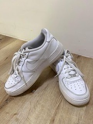 【NIKE 耐吉】休閒鞋 Air Force 1 07 Fresh 男女鞋 白 全白 白For AF1 皮革 經典(DM0211-100)