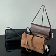 Coach chelsea 30 chelsea Cowhide Underarm Bag Minimalist Retro Shoulder Bag Medium Commuter Underarm