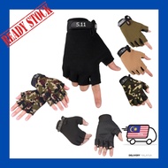 511 Half Finger Glove Outdoors Sports Ride Anti-Slide Tactic Drive Motorcycle Gloves