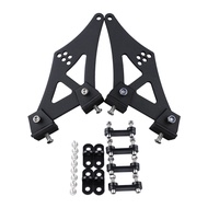5 Inch Universal Car Rear Wing Racing Tail Spoiler Trunk Legs Mount Brackets 5" Tail Wing Legs Mount