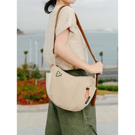 ACROSS New Style Messenger Bag Girls Street Wear Travel Sports Croissant Bag Light Casual Commuter S