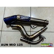 AUN OPEN PIPE MIO 125 44mm WITH SPRING AND SILENCER