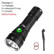 Asafee DA15 100M Underwater Scuba Lantern XHP70 2000LM Diving Flashlight IPX8 Waterproof Torch 72° A