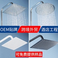 304 Stainless Steel Shower Head Sprinkler Top Spray Foreign Trade Hotel Hotel Shower Head Shower Bla