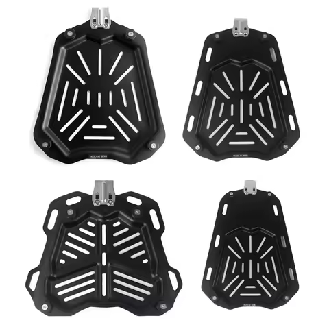 45L/55L/65L/80L/100L Motorcycle Aluminum Rear Luggage Tailbox Bracket Plate Trunk Boot Quick Release