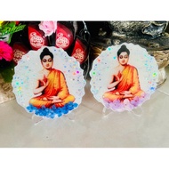 Resin stand with Buddha frame can customise