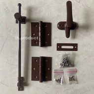 SET 3 inch Brown Home Window Package Window Hinges Window Ramskar/s Window Rambuncis/s