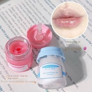 HERORANGE Lip Mask Coconut Strawberry Lip Jelly  Moisturizing Lighten Lip Lines Exfoliation Lip Care Lip Balm