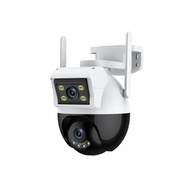 UPUPIN Outdoor CCTV WIFI Dual Lens 4MP/6MP IP Camera CCTV Waterproof Outdoor  Dual Screen PTZ 360° Derajat
