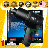 HITTO 1/2'' HEAVY DUTY AIR IMPACT WRENCH (TWIN HAMMER) MADE IN TAIWAN PEMBUKA TAYAR KERETA LORI MOTO