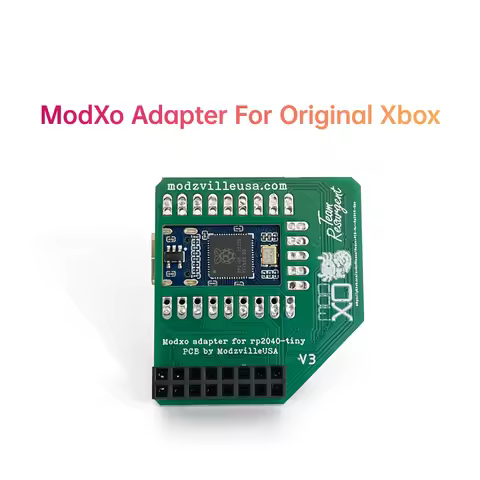 V3 ModXo Adapter With PromethOS 1.5.0 For Original Xbox Video Console Support Enabling Delay Functio