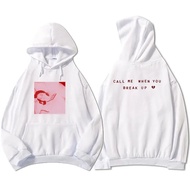 Unisex 2025 Call Me When You Break Up Song Hoodies Selena Gomez & Benny Blanco I Said I Love You Fir