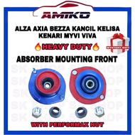 Perodua Axia , Bezza , Alza , Myvi , Kelisa , Kenari , Kancil Front Absorber Mounting Silicone Heavy Duty ( Amiko )