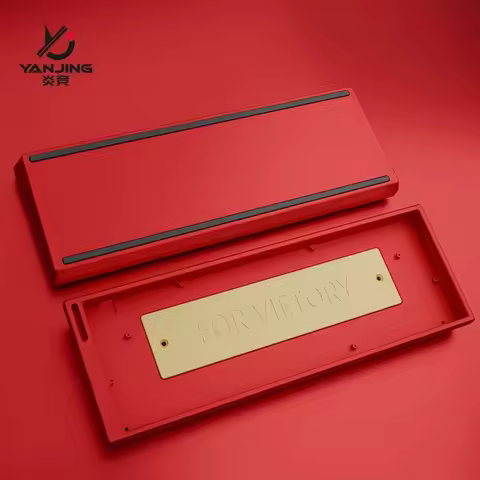 CNC Aluminum Keyboard Shell Compatible with Wooting60HE HM66 Rakka GH60 Megalion Mad60 Mechanical Ke