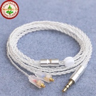 FENGFEI HiFi Earphone Upgrade Cable MMCX 3.5mm 1.2m Silver Plated Core Cable For  IE200/IE300/IE600/