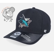 San Jose Sharks Cold Zone Mvp DP Black Adjustable - 47 Brand
