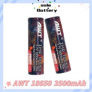 AWT 18650 3500mah 35A Rainbow Batteries  lithium battery With AWT C2 2 slots USB Batteries Charger