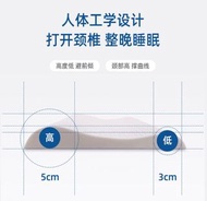Nature Latex  Thin Pillow for Cervical Neck Alignment and Deeper Sleep