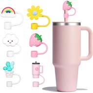 Straw Cover Cap for Hydroflask Tumbler 40 oz / 32 oz, Silicone Straw Covers for Hydro Flask, for 10m