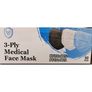EARLOOP 3 PLY DISPOSABLE MEDICAL FACE MASK - FACE MASK