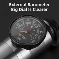 Air Pump With Pressure Gauge 160 ROCKBROS Psi Aluminum