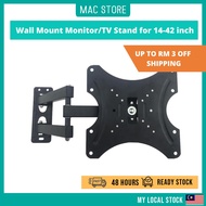 🛒[READY STOCK]🛒 Wall Mount Monitor/TV Stand for 14-42 inch Monitor/TV Display | Adjustable Arm | Spr
