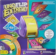 Mattel Games - UNO Flip Extreme Card Game for Children, Adults and the Family, Combines UNO Flip and