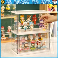 Acrylic POP Mart Display Box Figurine Display Case Blind Box Display Box Transparent Display Cabinet