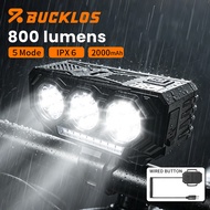 BUCKLOS Ultra Bright Bike Light Portable Light For Bike Integrated Bike Light Front Horn Combo Bike 