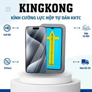 Kingkong TC 9H self-adhesive tempered glass protects speaker membrane, transparent/anti-peeping for 