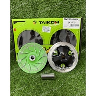 TAIKOM RACING NVX V1 V2 NMAX V1 V2 RACING CVT FRONT PULLEY SET COPPER BUSH CVT PULLEY