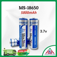Baterai Cas 18650 MITSUYAMA MS-18650 5800 mAh Rechargeable Battery