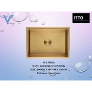 ITTO IT-L359G NANO GOLD SINGLE BOWL KITCHEN SINK