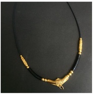 Umbrella Necklace Amulet Strap Outer Rope Size 2 Mm Decorated With Laser Gold