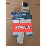 Hybrid Tcon, original TV SONY 43W800C, 43W780C, 55w800c (error of 5 flashes)